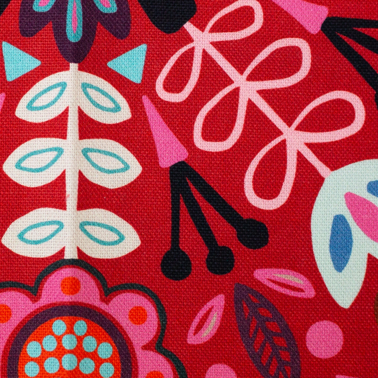 Canvas Swafing -  Pillow Party 2023 - Bunt/Schwarz - by Jolijou - Panel